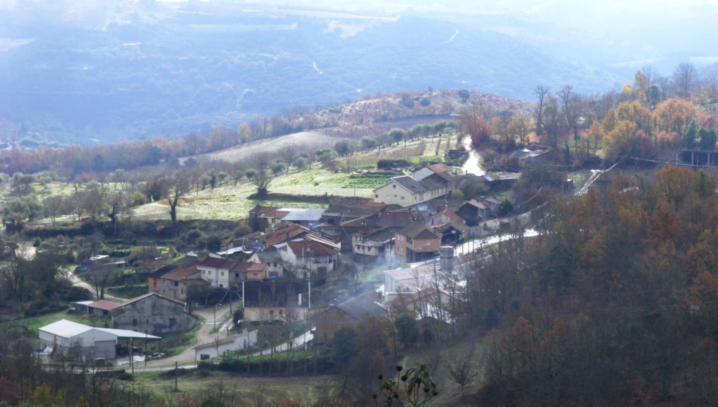 Vista da aldeia de Meixedo