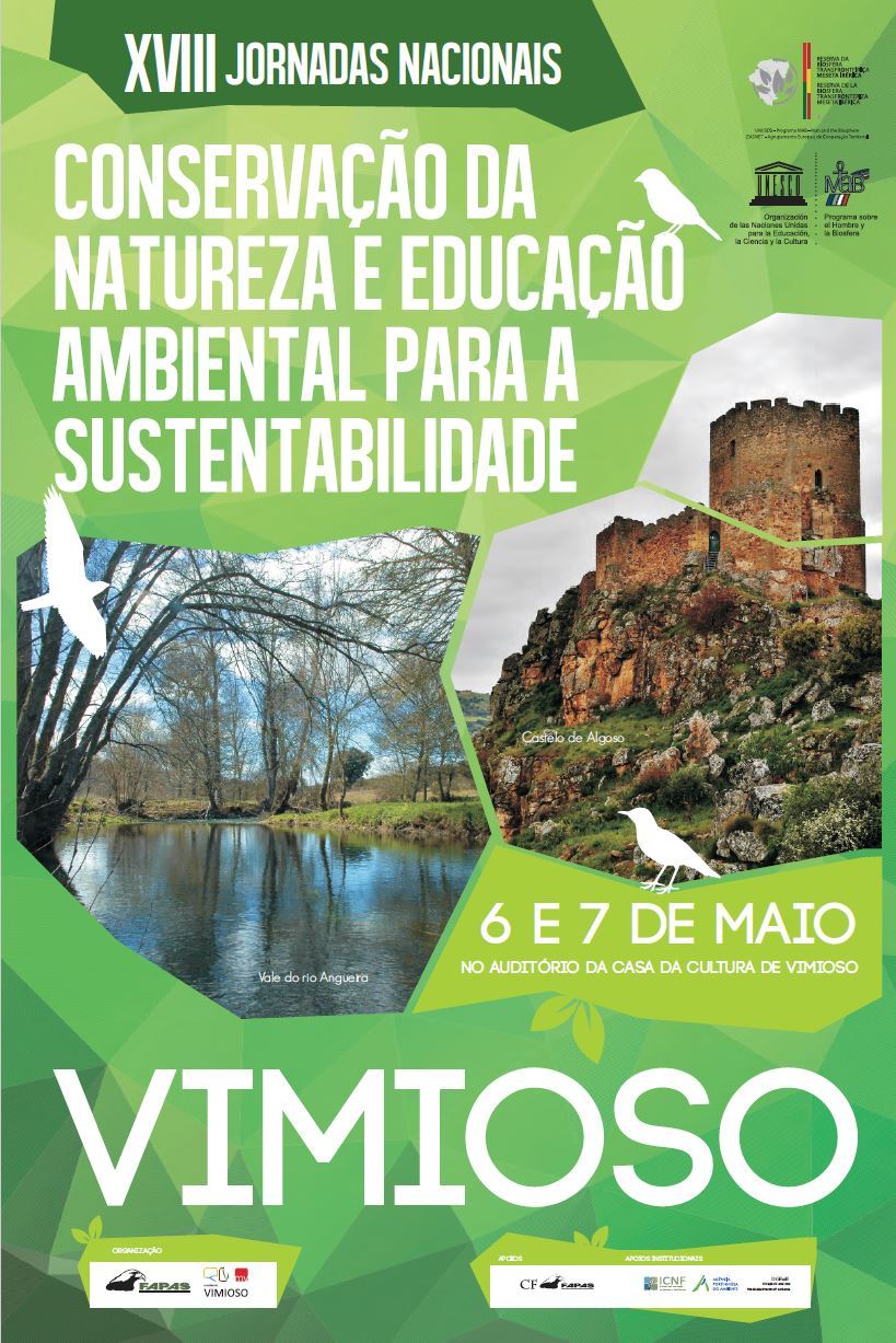 XVIII Jornadas Nacionais - Conservação da Natureza e Educação Ambiental para a Sustentabilidade