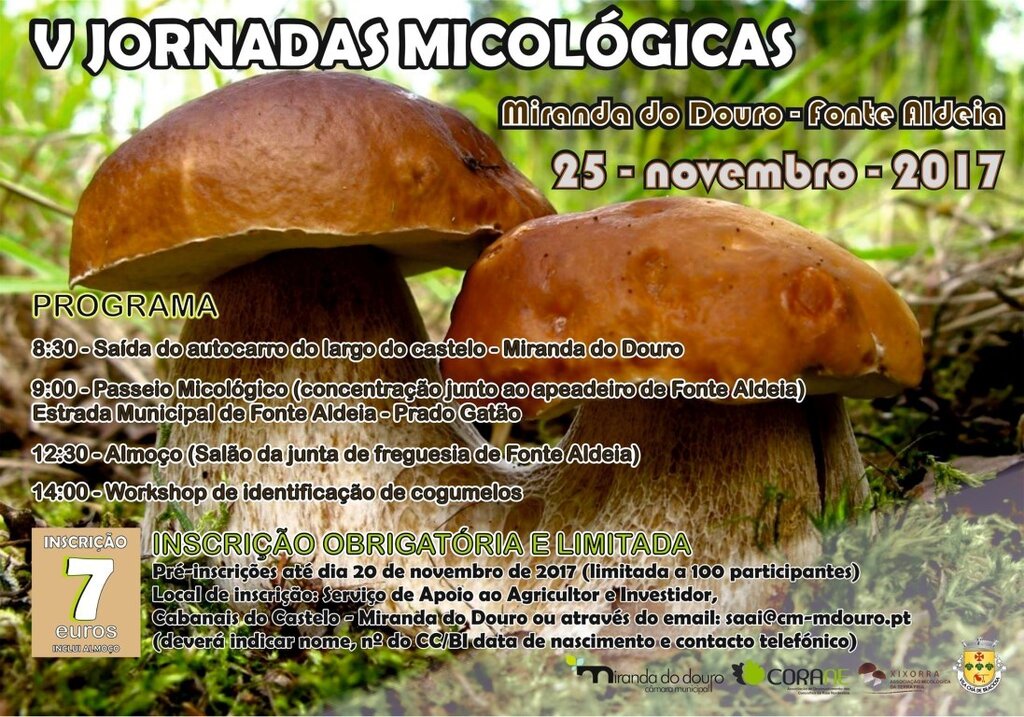 V Jornadas Micológicas de Miranda do Douro