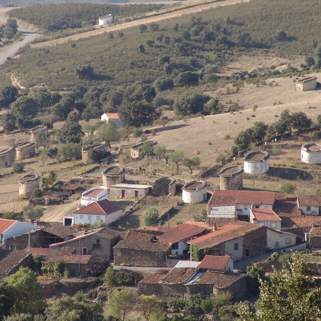 Vista dos pombais uva
