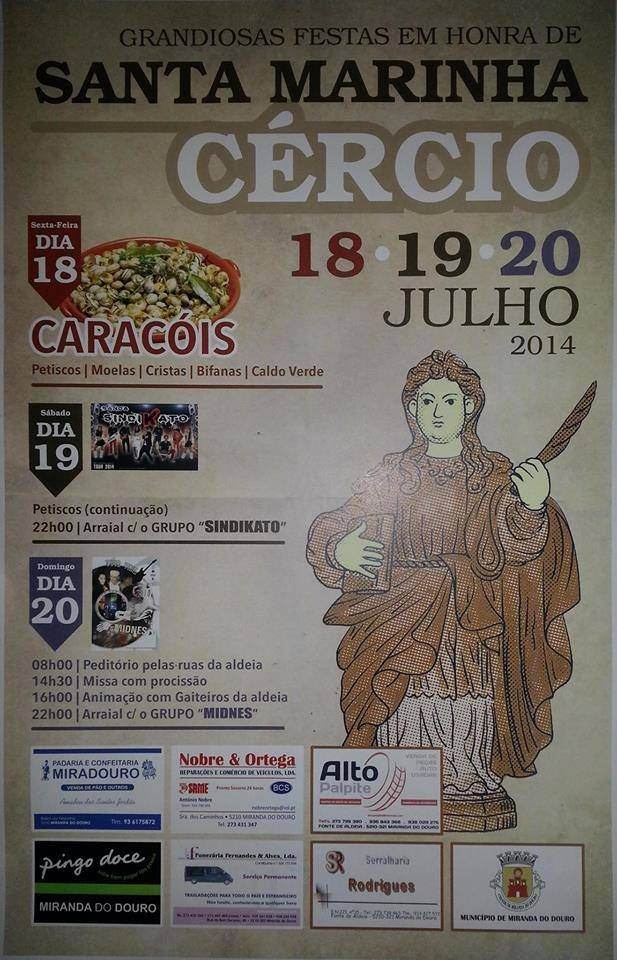 Santa Marinha, Festa dos caracóis - Cércio